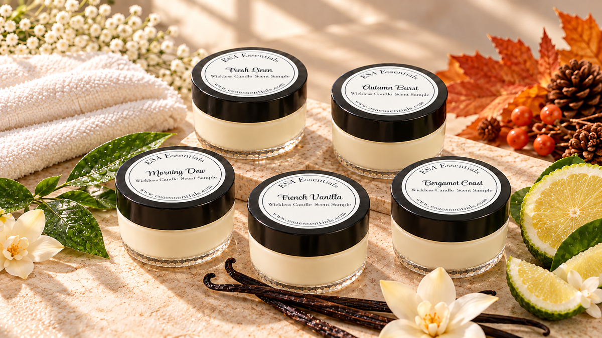 Wickless Candle Scent Samples